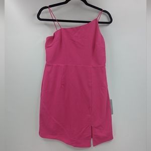 NWT LULU'S Party for Two Asymmetrical Bodycon Mini Dress